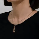 Подвеска из красного золота