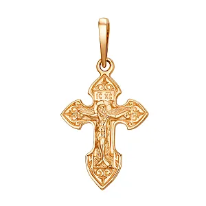 Крест из красного золота