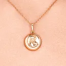 Подвеска из красного золота