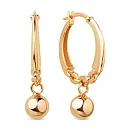 Серьги из красного золота