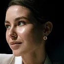 Серьги из красного золота