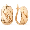 Серьги из красного золота