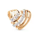 Подвеска из красного золота с фианитами