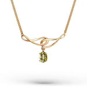 Колье из красного золота