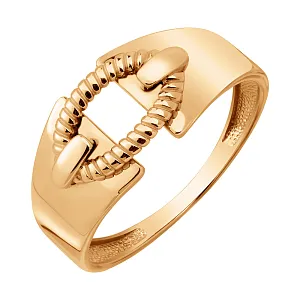 Кольцо из красного золота