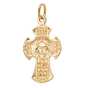 Крест из красного золота