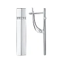 Серьги из белого золота с бриллиантами