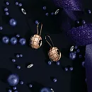 Серьги из красного золота