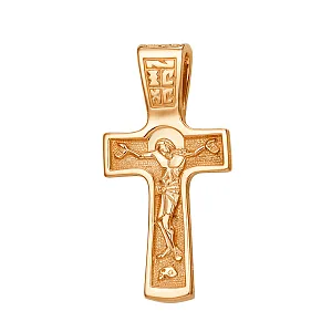 Крест из красного золота