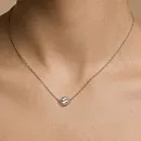 Колье из белого золота с бриллиантами