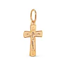 Крест из красного золота