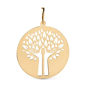 Подвеска из красного золота