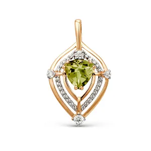 Подвеска из красного золота