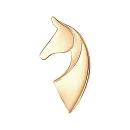 Подвеска из красного золота