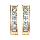 Серьги из красного золота