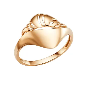 Кольцо из красного золота