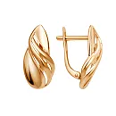 Серьги из красного золота