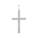 Подвеска из белого золота с бриллиантами