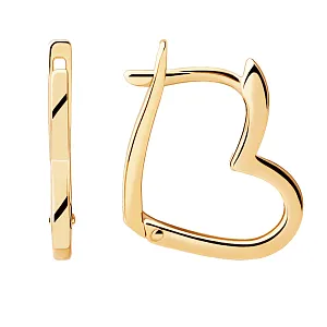 Серьги из красного золота