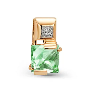 Подвеска из красного золота