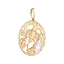 Подвеска из красного золота