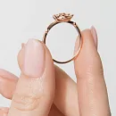 Кольцо из красного золота