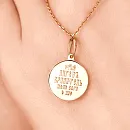 Подвеска из красного золота