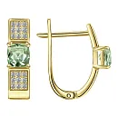 Серьги из желтого золота