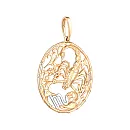 Подвеска из красного золота