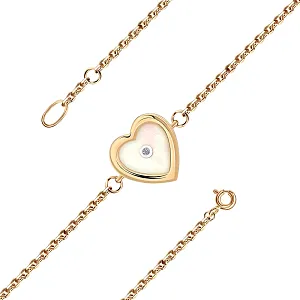 Браслет из красного золота