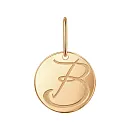 Подвеска из красного золота