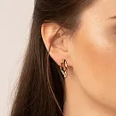 Серьги из красного золота