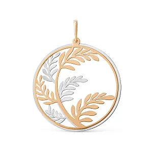 Подвеска из красного золота