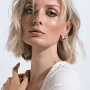 Серьги из красного золота