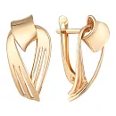 Серьги из красного золота