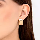 Серьги из красного золота