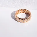 Кольцо из красного золота с фианитами