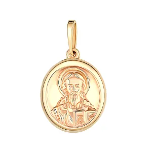 Подвеска из красного золота