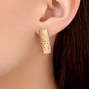 Серьги из красного золота