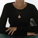 Подвеска из красного золота