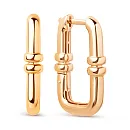 Серьги из красного золота