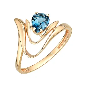 Кольцо из красного золота