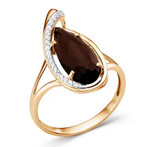 Кольцо из красного золота