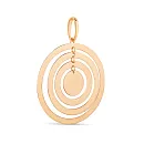 Подвеска из красного золота