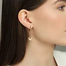 Серьги из красного золота