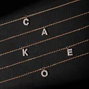 Колье из красного золота с фианитами