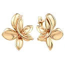 Серьги из красного золота