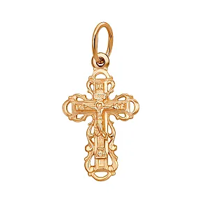 Крест из красного золота