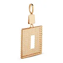 Подвеска из красного золота