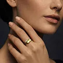 Кольцо из желтого золота с бриллиантами